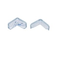 thumbnail image 2 of 6 Pcs Coussin de Protection en Caoutchouc Souple Transparent pour Coin de Bureau, 2 of 2