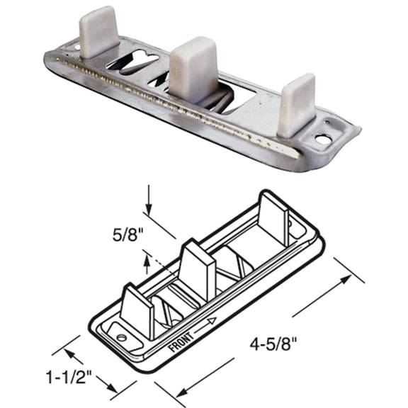 Slide-Co 16217 Wardrobe Door Adjust Guide 1 Pack