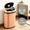 Pink, variant on XF XINFENG 13 Gallon Kitchen Trash Can, Automatic Touchless, Stainless Steel, Home/Office, Waste Bin, Silver, Black Lid