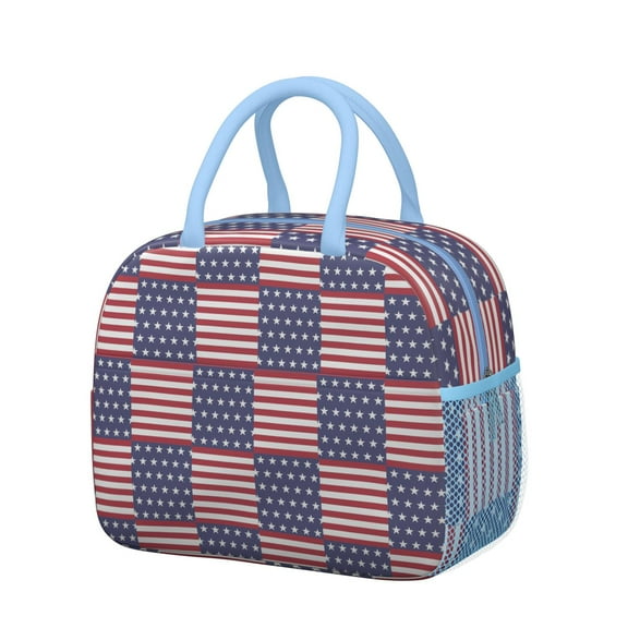 Reusable Plaid Lnsulated Lunch Bag for Women & Men-Leakproof Water-Resistant Cooler Tote,Large Capacity(10.6x8.7x6.3in)for Work,Office,Travel,Picnic,Beach.