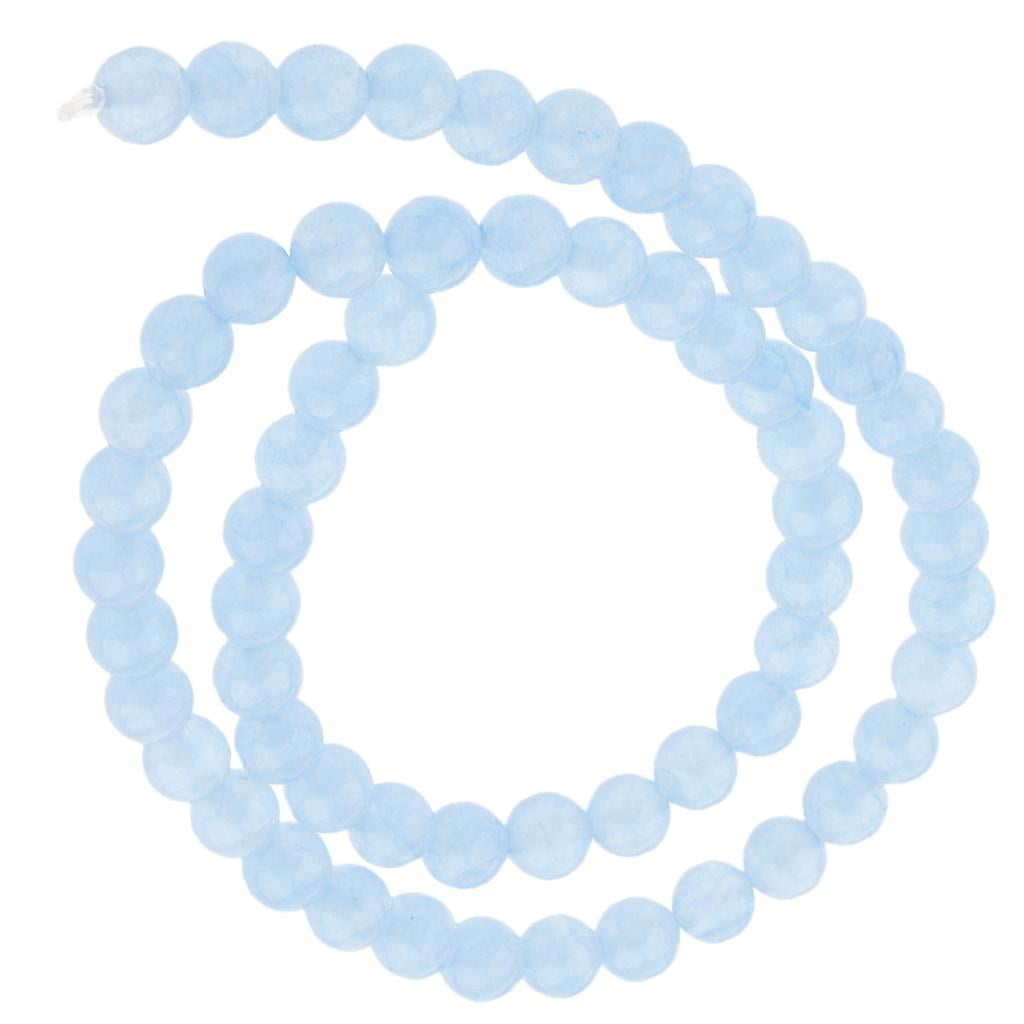 1 Strand 4/6/8/10mm Wholesale price For Homemade Jewelry Genuine Natural Gemstone Round Loose Beads Natural Aquamarine Beads