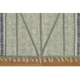 thumbnail image 4 of Casavani - 7'x7' Square Area Rugs for Living Room & Dining Room Green Handwoven Cotton Dhurrie, 4 of 6
