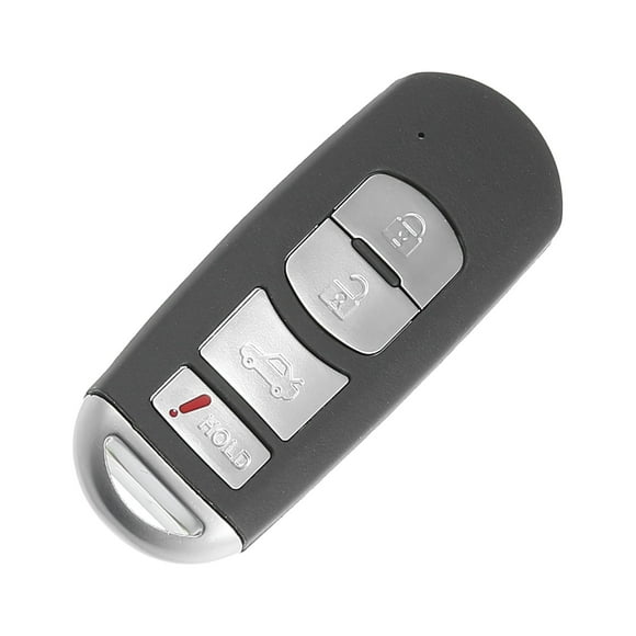 Unique Bargains Car Key Fob Shell 4 Button Remote Control Key Case Shell Keyless Entry Housing for Mazda 3 6 MX5 14-18