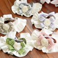 thumbnail image 5 of Exquisite Cat Saliva Towel - Three-Dimensional Flowers - Ruffled Edge - Pet Bowknot Neck Scarf - Photoshoot, 5 of 8