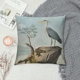 thumbnail image 2 of Throw Pillow Covers  Double Sided Velvet Heron Painting Decorative Couch Pillows for Bedroom Living Room Outdoor, 2 of 5