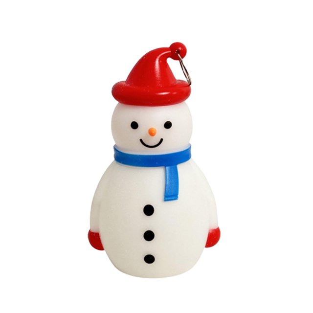 Lámpara LED de Navidad, pequeño muñeco de nieve, árbol de Navidad, luces de noche festivas, decoración para el hogar, fiesta, jardín, Navidad