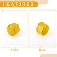 thumbnail image 6 of 20 Pcs Wheel Lug Nut Bolt with Clip Rims Tire Nut Screws Dust Cap Cover Nut Protection Plastic Yellow 17mm, 6 of 7