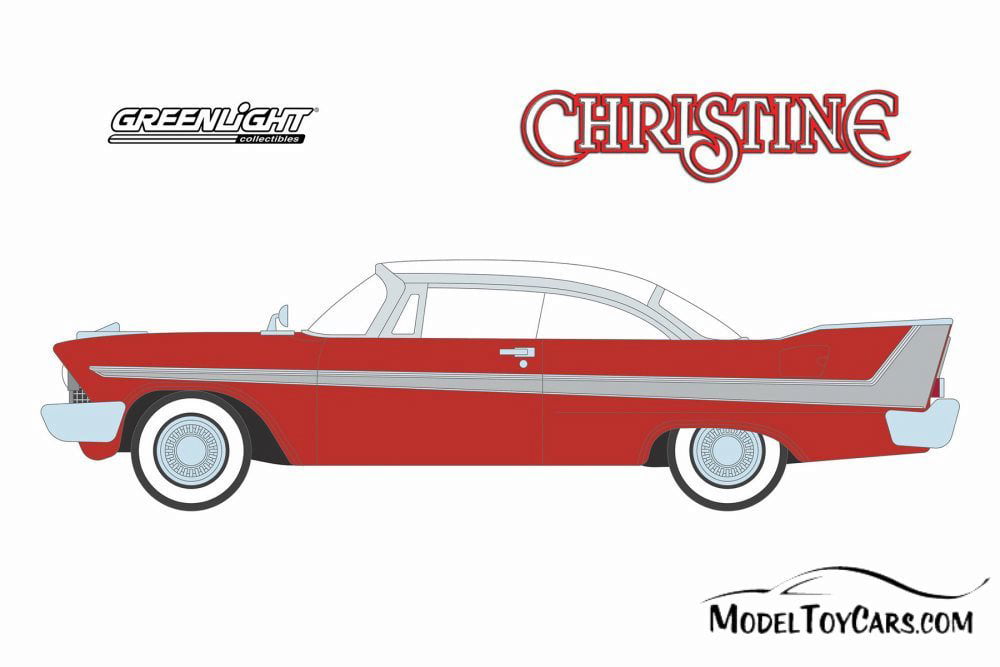 1958 Plymouth Fury "Christine" 1/64 Diecast Model Car By Greenlight 44830C