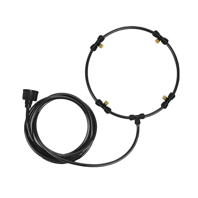 de atomización del rociador de niebla de agua de nebulización portátil Adaptador de latón de 3/4 "Accesorios del enfriador del , 12 pulgadas