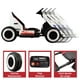 thumbnail image 4 of Montable Electrico Go Kart para Niños Largo Ajustable Luz 12v - Blanco, 4 of 8