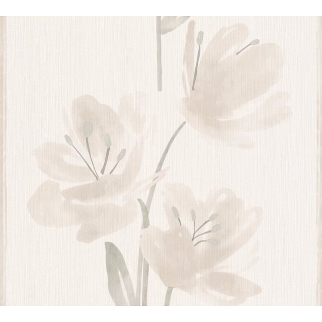 ESPRIT_8 - Rouleau de Papier Peint Crème Numérique Moderne Naturel