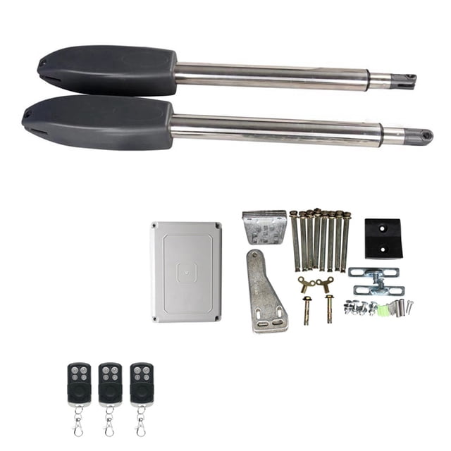 PKM-C02 Ouvre-Portail Électrique Automatique Robuste, Télécommande, Commande d'Accès au Moteur de Porte Battante, Fonctionnement ultra-Silencieux