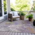 thumbnail image 3 of Dalyn Rugs Machine Washable Indoor/Outdoor Chantille Purple 10' x 14' Rug, 3 of 9