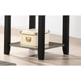 thumbnail image 6 of Tcbosik 22" Square Side Table 2-Tier Wood End Desk for Living Room, Walnut, 6 of 6