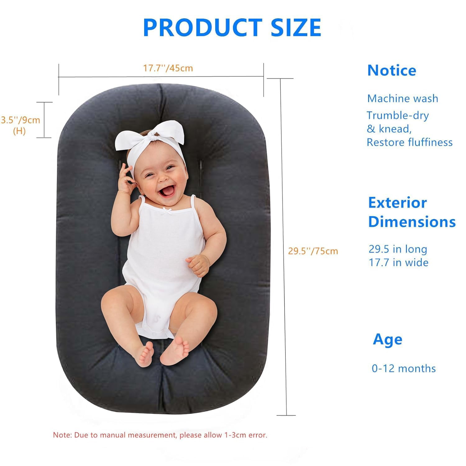 Boys and Girls Stretch Recliner Pillow, Alphabet Recliner Pillow, Snug Removable Sofa Cushion, Super Soft Fit