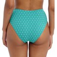 thumbnail image 2 of Freya Jewel Cove High Waist High Leg Swim Brief (7236),Small,Marine, 2 of 4