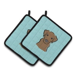 Carolines Treasures BB1167PW1414 Checkerboard Blue Saluki Fabric