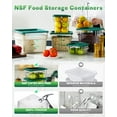 thumbnail image 2 of Contenedores de almacenamiento de alimentos SVKLHY 4L (2 piezas) de grado comercial, 2 of 9