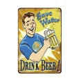 thumbnail image 3 of Carteles de hojalata de cerveza francesa vintage, decoración temática, carteles de pared de pub, club, bares irlandeses, placa de metal, vodka retro, hierro, 3 of 5