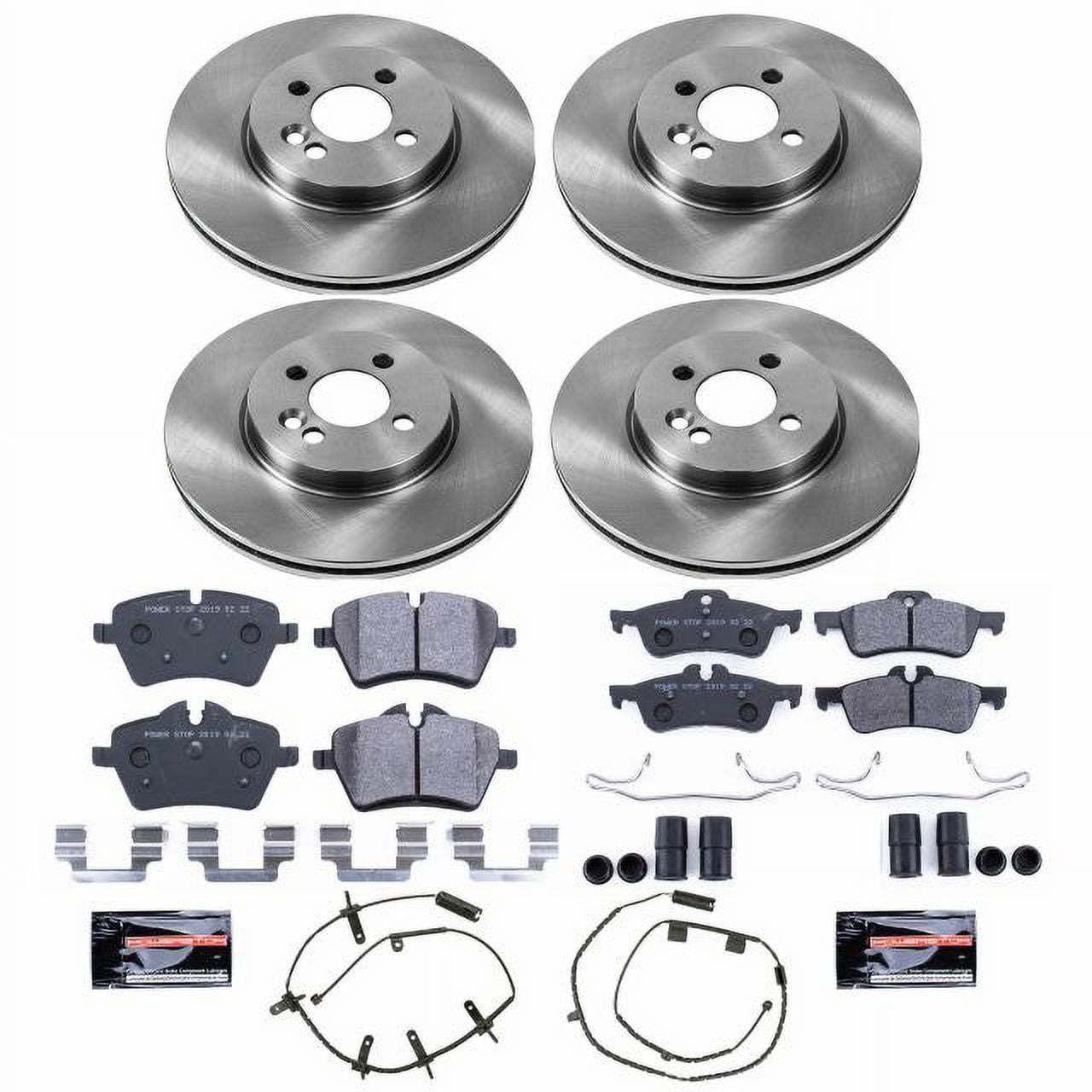 Power Stop Front and Rear Track Day Brake Pad and Rotor Kit TDSK6299