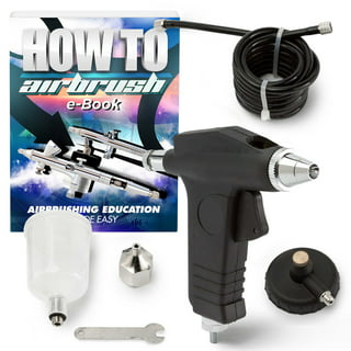 Uouteo Airbrush Trigger Gun Air Brush Gun Only with 0.4 mm Needles 7CC &10  CC Cup for Painting : : Home & Kitchen