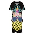 thumbnail image 4 of Cool piña io vestido suelto con bolsillos vestidos de verano vestido de verano para mujer 2025, 4 of 7