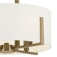 thumbnail image 2 of Kichler 52591 Malen 4 Light 16" Wide Semi-Flush Drum Ceiling Fixture - Bronze, 2 of 9