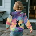 thumbnail image 4 of DISNIMO Cat Printed Sweatshirt for Toddler Girl Fall Winter T-Shirts Long Sleeve Pullover Tops Crewneck Sweater for Fall Winter 5-6 Years, 4 of 7