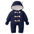 thumbnail image 7 of AINIYS Kids Toggle Snowsuit with Ear Hood & Mittens Children's Clothing for Winter & Outdoor Wear Dark Blue 0 Months, 7 of 7