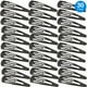 thumbnail image 1 of 30 pinzas para el cabello para mujer, pasadores de metal, pinzas planas para el cabello. No te preocupes por que tu cabello se resbale., 1 of 7