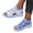 Blue, variant on Woven Butterfly Cutout Toe Sandals ,Casual Breathable Butterfly Slip On Platform Sneaker Sandals, Thick Sole Peep Toe Summer Walking Casual Beach Sandals, Vacation Shoes for Women Summer