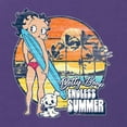 thumbnail image 5 of Wild Bobby, Betty Boop Endless Summer Beach the Dog Betty Boop Ladies Racerback Tank Top, Purple Rush, Large, 5 of 5