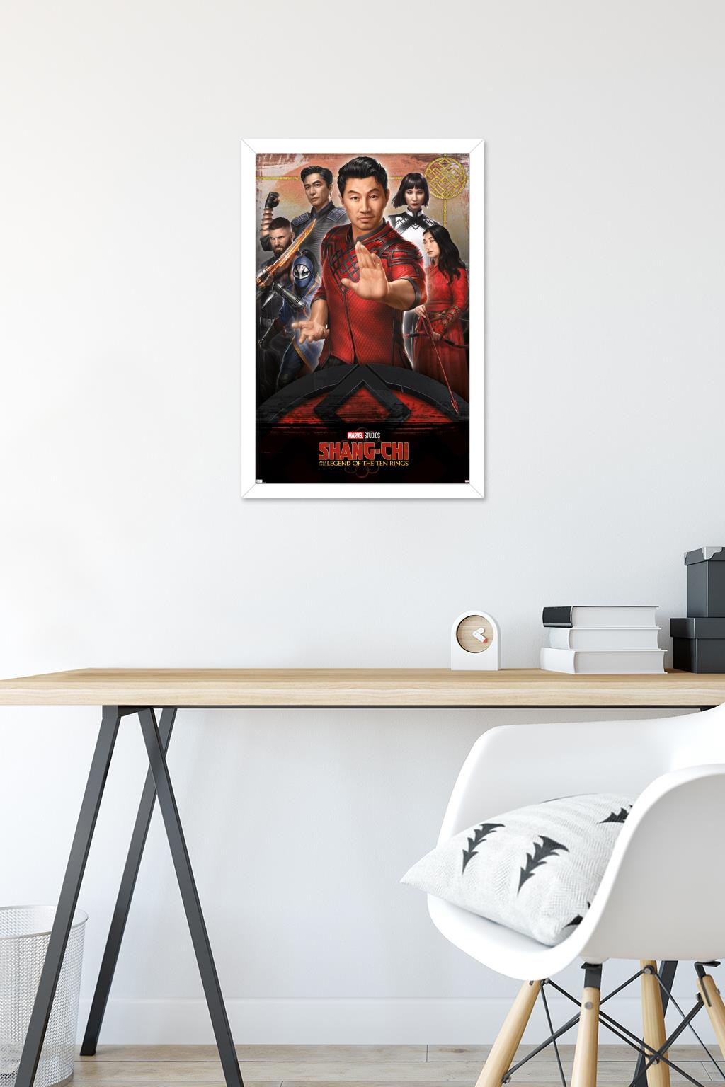 Marvel Shang-Chi and the Legend of the Ten Rings - Group Wall Poster, 14.725" x 22.375", Framed