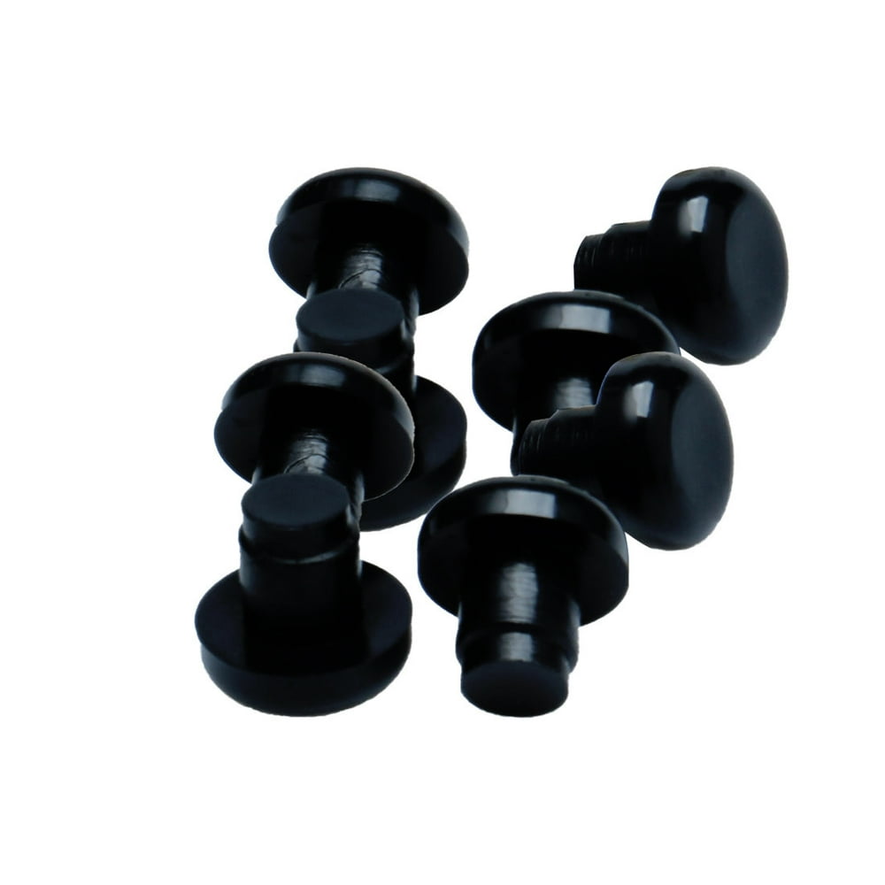 8mm Black Stem Bumpers Glide, Patio Outdoor Furniture Glass Table Top
