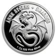 thumbnail image 2 of 1 oz Silver Colorized Round Anne Stokes Dragons (Noble Dragon), 2 of 2