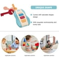 thumbnail image 3 of Musical Car Key Toy Infant Musical Toy Funny Pretend Play Plaything Educational Toy, 3 of 9