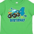 thumbnail image 4 of Inktastic 4th Birthday Monster Truck Boys Toddler T-Shirt, 4 of 5