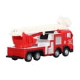 thumbnail image 3 of Fire Engine Toy, Impact  Exquisite Decoration Simulated Fire Truck Toy  For Role Play Game Fire Ladder Truck, 3 of 8