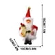 thumbnail image 2 of pstuiky Adornos navideños de Papá Noel con bolsa de regalos para colgar en el árbol de Navidad. Figura decorativa para la mesa del hogar., 2 of 5