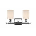thumbnail image 2 of 516-2W-PC-G341 Innovations Lighting Hadley - 2 Light Bath Vanity In Art Deco Style-9 Inches Tall and 16 Inches Wide-Polished Chrome Finish-Matte White, 2 of 2