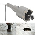 thumbnail image 4 of TCT Hole Cutter, Work Efficiently Front And Back Angle Tooth Design Smoothly Carbide Hole Saw Drill Bit, For Industrial Supplies Industrial Parts φ48mm, 4 of 8