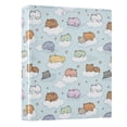 thumbnail image 2 of Three Ring Binder Cloud Cat 1.5 Inch Round Binder D-Rings for Office Supplies and More, 2 of 10