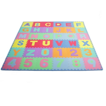 Prosource Kids Foam Puzzle Floor Play Mat With Alphabet Letters Prosource Kids Foam Puzzle Floor Play Mat With Alphabet Letters Numbers 36 Tiles 12 X12 And 24 Borders Com