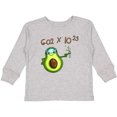 thumbnail image 3 of Inktastic Avogadro's Number with Avocado Chemist Boys or Girls Long Sleeve Toddler T-Shirt, 3 of 5