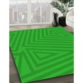 thumbnail image 2 of Ahgly Company Indoor Round Patterned Lime Green Area Rugs, 8' Round, 2 of 6