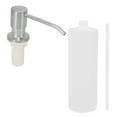 thumbnail image 2 of Dispensador de jabón botella de jabón Dispensador de jabón Contenedor de jabón líquido de acero inoxidable para lavabo de bao de cocina Fregadero ANGGREK Otros, 2 of 8