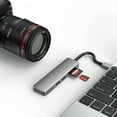 thumbnail image 5 of USB C Hub, 6 in 1 USB C Adapter with 4K HDMI, 3 USB-A 5Gbps Data Ports, SD/TF Card Reader, Thunderbolt 3 Compatible USB C Dongle for MacBook Pro/Air and More USB-C Devices, 5 of 7