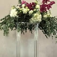 thumbnail image 5 of FETCOI 2 Pack Tall Clear Floor Vase for Flowers Wedding Decoration Table Centerpiece Acrylic Flower Stand Vases Column Bouquet Decor Pillar Floral Backdrop Tabletop Display Rack, 5 of 9