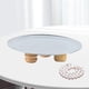 thumbnail image 3 of Bandeja creativa para exhibición de joyas, almacenamiento de objetos pequeños, duradera para sala de estar ronda de plata, 3 of 7