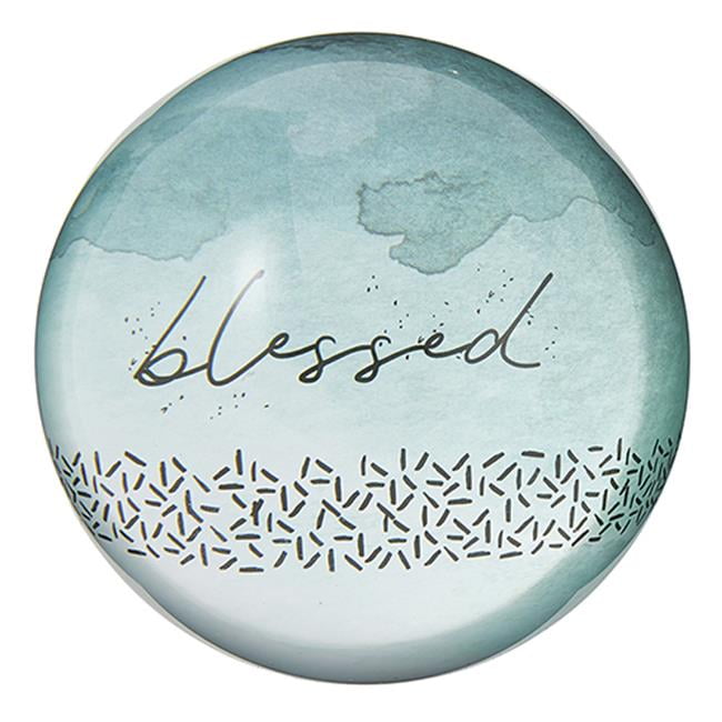 Christian Brands G2369 3 in. dia. Glass Dome Paperweight It Is Well